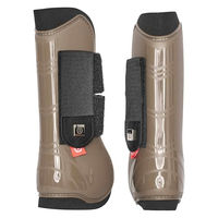 Produktbild von Imperial Riding IRH Lovely Gamaschen für Vollblut mit TPU-Schale und Neoprenfutter in Beige/Braun Größe Cob