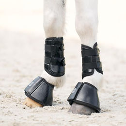 Imperial Riding IRH Rebel Gamaschen aus Kunstleder für Ponys in Schwarz – Bild 1 von 2