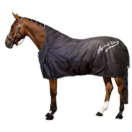 Imperial Riding IRH Super-Dry Sommer Pferdedecke wasserdicht und atmungsaktiv Schwarz 135 – Bild 1 von 2