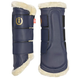 Imperial Riding IRHClassic Dressurgamaschen für Warmblut in Navy Blau aus Kunstleder – Bild 1 von 1