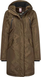 Produktbild von Imperial Riding Jolly Parka für Damen in Braun mit Fleece und wasserdichtem Material Größe XS