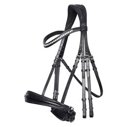 Imperial Riding Kandarenzaum Fria aus Leder in Schwarz F/S – Bild 1 von 3