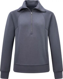 Imperial Riding Katy Reit-Sweatshirt Damen mit halbem Reißverschluss Grau Größe L – Bild 1 von 1