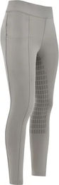 Imperial Riding Kinder Reitleggings Basic Full Grip mit Silikon-Vollbesatz und Handytaschen Olivgrün Größe 140 – Bild 1 von 1