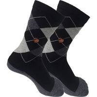 Produktbild von Imperial Riding Kinder Reitsocken Queen of Diamonds mit Argyle Muster und Metall Münz Detail Schwarz Größe 31-34