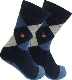 Imperial Riding Kinder Reitsocken Queen of Diamonds Navy mit Argyle Muster und Metall Münz Detail Größe 27-30 – Bild 1 von 1