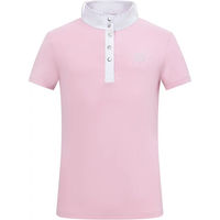 Produktbild von Imperial Riding Kinder Turniershirt IRH Basic Glam Kurzarm Reitshirt Candy Floss Größe 164