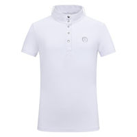 Produktbild von Imperial Riding Kinder Turniershirt IRH Basic Kurzarm Weiß Größe 164