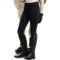 Produktbild von Imperial Riding Kinder Winter Reitleggings Sparks Full Grip Schwarz Größe 164
