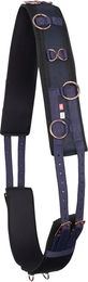 Imperial Riding Longiergurt IRH Deluxe Extra für Ponys in Blau aus Polyester – Bild 1 von 3