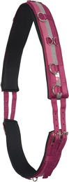 Imperial Riding Longiergurt IRH Deluxe für Pferde aus Polyester mit Neoprenfütterung in Rose-Bordeaux-Silber Cob – Bild 1 von 2