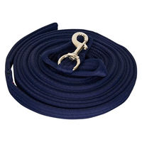 Produktbild von Imperial Riding Longierleine aus Nylon mit Karabinerhaken in Blau - 780 cm