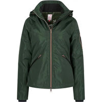 Produktbild von Imperial Riding Lucky Reitjacke für Damen mit Kapuze und Fleece Futter wasserdicht Grün XS
