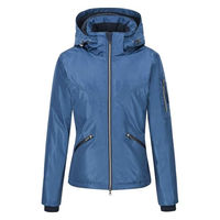 Produktbild von Imperial Riding Lucky Woman Reitjacke wasserdicht mit Kapuze Blau XS