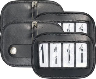 Produktbild von Imperial Riding Nummer Reiten Imperial Riding Round Sattelzubehör aus Leder Schwarz 2er Pack