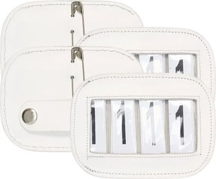 Produktbild von Imperial Riding Nummer Reiten Round Leder Weiß 2er Pack