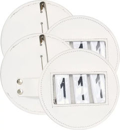 Imperial Riding Nummer Reiten Round Leder Weiß 2er Set Sattelzubehör – Bild 1 von 1