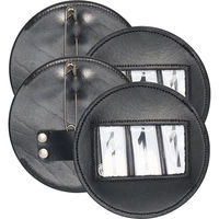 Produktbild von Imperial Riding Nummer Reiten Round Sattelzubehör aus Leder in Schwarz (2er Pack)