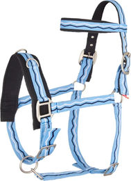 Produktbild von Imperial Riding Nylon Cavecake Trense für Ponys in Blau