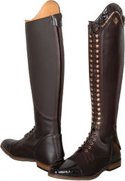 Imperial Riding Olania Dressage Reitstiefel für Damen aus Leder in Braun-Braun-Croco Größe 40 – Bild 1 von 3