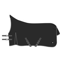 Produktbild von Imperial Riding Outdoordecke IRH Basic Winterdecke mit abnehmbarem Halsteil 400g Schwarz 135