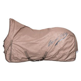 Imperial Riding Outdoordecke IRH Super-Dry Winterdecke für Pferde wasserdicht und atmungsaktiv 300 g Füllung Braun – Bild 1 von 2