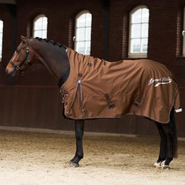 Imperial Riding Outdoordecke IRH Super-Proof 100g Pferde Übergangsdecke aus 1200D Ripstop-Nylon Bronze Größe 135 – Bild 1 von 6