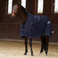 Produktbild von Imperial Riding Outdoordecke IRH Super-Proof 200g Pferde Winterdecke aus 1200D Ripstop-Nylon wasserdicht und atmungsaktiv Navy Grösse 155