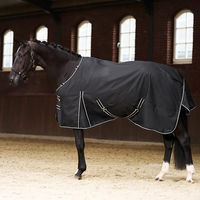 Produktbild von Imperial Riding Outdoordecke IRHBasic mit abnehmbarem Halsteil aus Fleece in Schwarz Größe 175