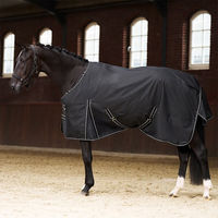 Produktbild von Imperial Riding Outdoordecke IRHBasic mit abnehmbarem Halsteil für Pferde Sommer Rot