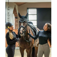 Produktbild von Imperial Riding Pferde Fliegenhaube IRHLovely in Schwarz-Silber aus Polyester