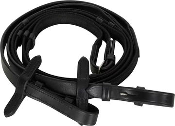 Imperial Riding Pferdezügel aus Leder in Schwarz mit rutschfestem Griff – Bild 1 von 1
