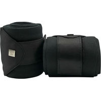 Produktbild von Imperial Riding Polobänder Lovely Pferdebandagen 4er-Set Schwarz aus atmungsaktivem Fleece