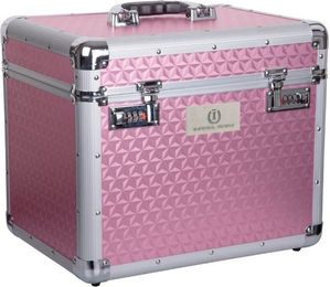 Imperial Riding Putzbox mit Zahlenschloss und Spiegel in Rosa – Bild 1 von 3