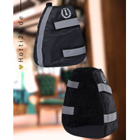 Produktbild von Imperial Riding Reflex Steigbügel Fußwärmer Fleece Schwarz für Pferde Reitstiefel