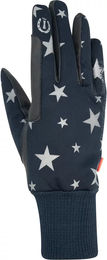 Imperial Riding Reithandschuhe Damen Elegant Star aus Leder Blau XXL – Bild 1 von 3