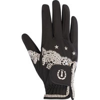 Produktbild von Imperial Riding Reithandschuhe Star Lace Unisex Schwarz Silber XL