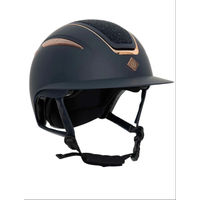 Produktbild von Imperial Riding Reithelm IRHOlania Deluxe Big Visor für Damen in Navy/Rosé