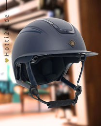 Imperial Riding Reithelm IRHOlania Deluxe Big Visor Navy Blau – Bild 1 von 1