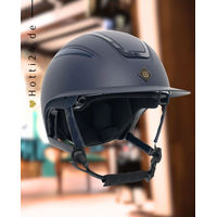 Produktbild von Imperial Riding Reithelm IRHOlania Deluxe Big Visor Navy Blau