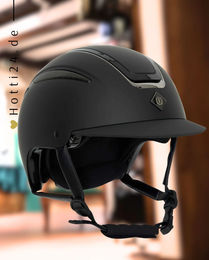 Produktbild von Imperial Riding Reithelm IRHOlania Deluxe Small Visor Schwarz Größe S