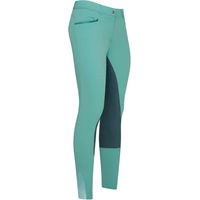 Produktbild von Imperial Riding Reithose El Capone Full Grip für Damen in Grün wasserabweisend Größe 40