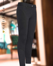 Produktbild von Imperial Riding Reithose Tibby Solid Kids Knie Grip Schwarz