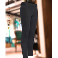 Produktbild von Imperial Riding Reithose Tibby Solid Kids Knie Grip Schwarz