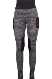 Produktbild von Imperial Riding Reitleggings IRHDiamond KneeGrip für Kids in Grau