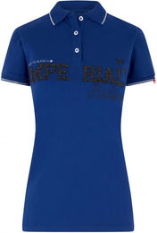 Produktbild von Imperial Riding Reitpolo Girly2 für Damen in Blau und Silber aus Stoff