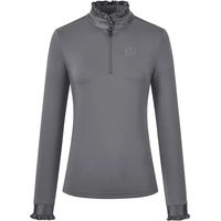 Produktbild von Imperial Riding Reitshirt Anna Damen Langarm Grau Größe L