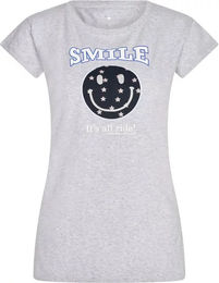 Produktbild von Imperial Riding Reitshirt für Mädchen Smiley Stars Grau