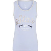 Produktbild von Imperial Riding Reitshirt Shimmer für Kids in Silber Blau Weiß