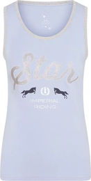 Produktbild von Imperial Riding Reitshirt Shimmer für Mädchen in Silber Blau Weiß Größe 12 Jahre
